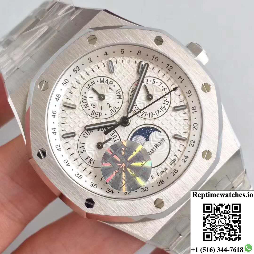 Audemars Piguet Royal Oak Perpetual Calendar 41Mm 26574St.Oo.1220St.01 Jf Factory Silver Dial-Rep Time Watches