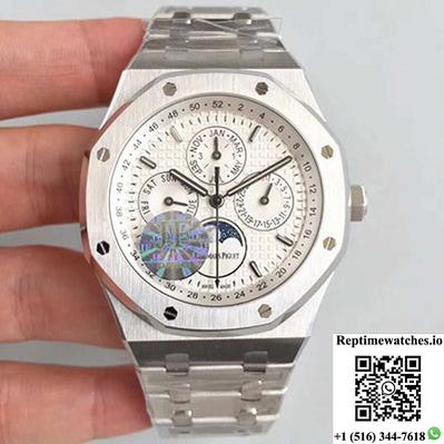 Audemars Piguet Royal Oak Perpetual Calendar 41Mm 26574St.Oo.1220St.01 Jf Factory Silver Dial-Rep Time Watches