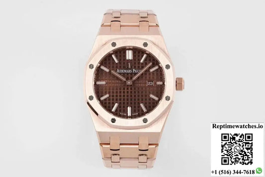 Audemars Piguet Royal Oak Quartz 33MM 67650OR.OO.1261OR.01 ZF Factory Rose Gold - Watches