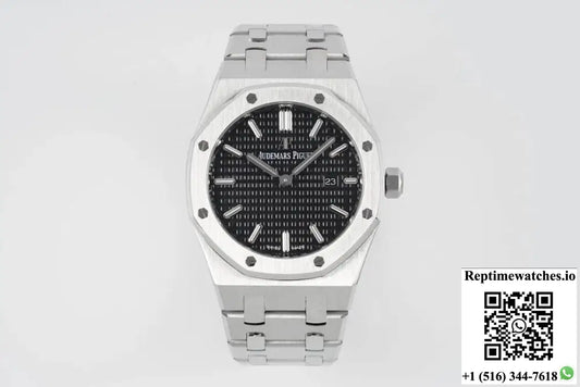 Audemars Piguet Royal Oak Quartz 33MM 67650ST.OO.1261ST.01 ZF Factory Black Dial - Watches