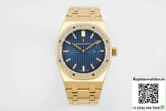 Audemars Piguet Royal Oak Quartz 33MM 67651BA.ZZ.1261BA.02 ZF Factory Blue Dial - Watches