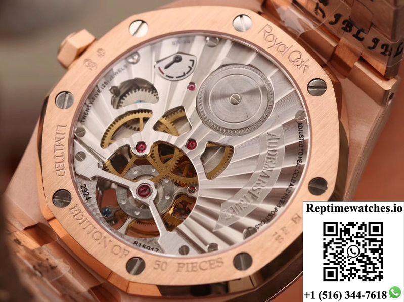 Audemars Piguet Royal Oak Tourbillon 26515Or.Oo.1220Or.01 R8 Factory 18K Rosegold Dial-Rep Time Watches