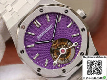 Audemars Piguet Royal Oak Tourbillon 26522ST.OO.1220ST.01 R8 Factory Purple Dial - Watches