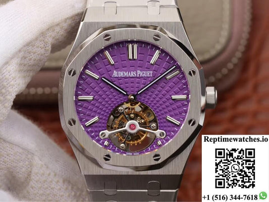 Audemars Piguet Royal Oak Tourbillon 26522St.Oo.1220St.01 Jf Factory Purple Dial-Rep Time Watches