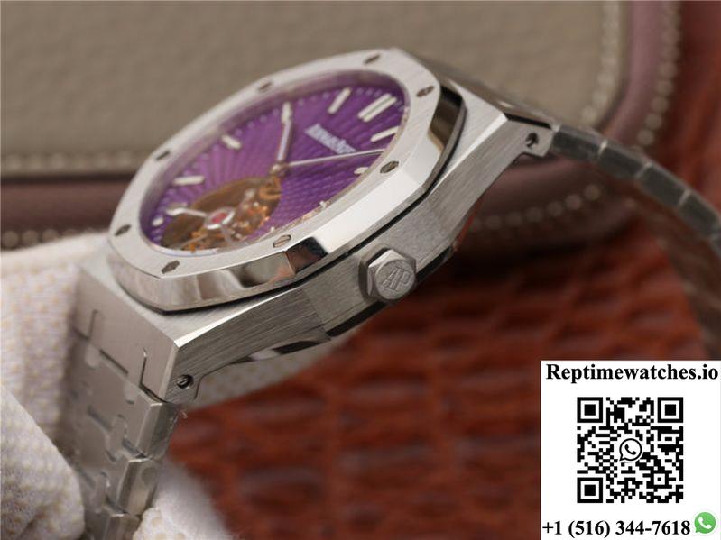Audemars Piguet Royal Oak Tourbillon 26522St.Oo.1220St.01 R8 Factory Purple Dial-Rep Time Watches