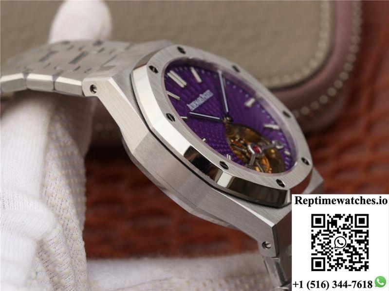 Audemars Piguet Royal Oak Tourbillon 26522St.Oo.1220St.01 R8 Factory Purple Dial-Rep Time Watches