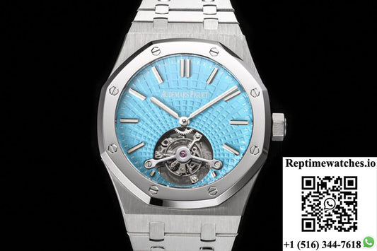 Audemars Piguet Royal Oak Tourbillon 26530Pt.Oo.1220Pt.01 R8 Factory Blue Dial-Rep Time Watches