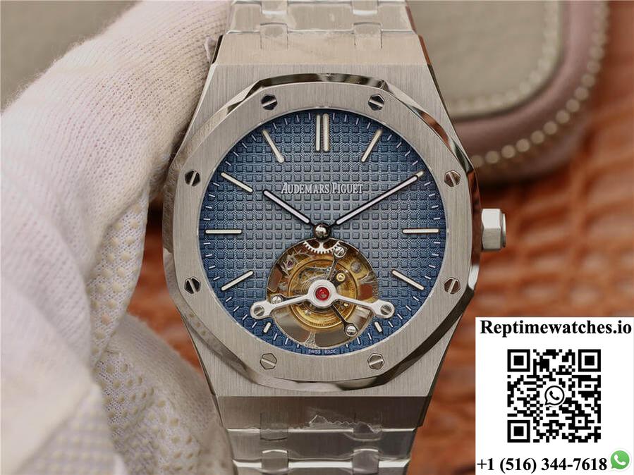 Audemars Piguet Royal Oak Tourbillon Extra Thin 26510Ip.Oo.1220Ip.01 R8 Factory Blue Gradient Dial-Rep Time Watches