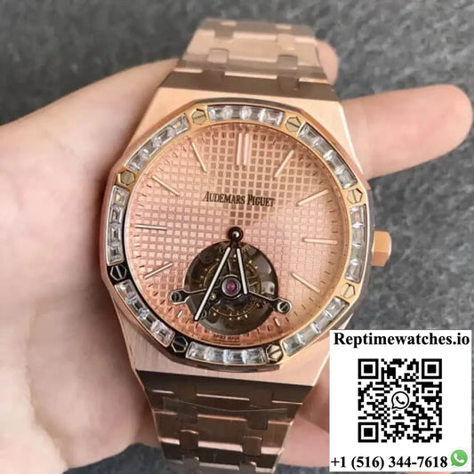 Audemars Piguet Royal Oak Tourbillon Extra Thin 26514OR.ZZ.1220OR.01 R8 Factory Diamond Bezel Product Photo 1