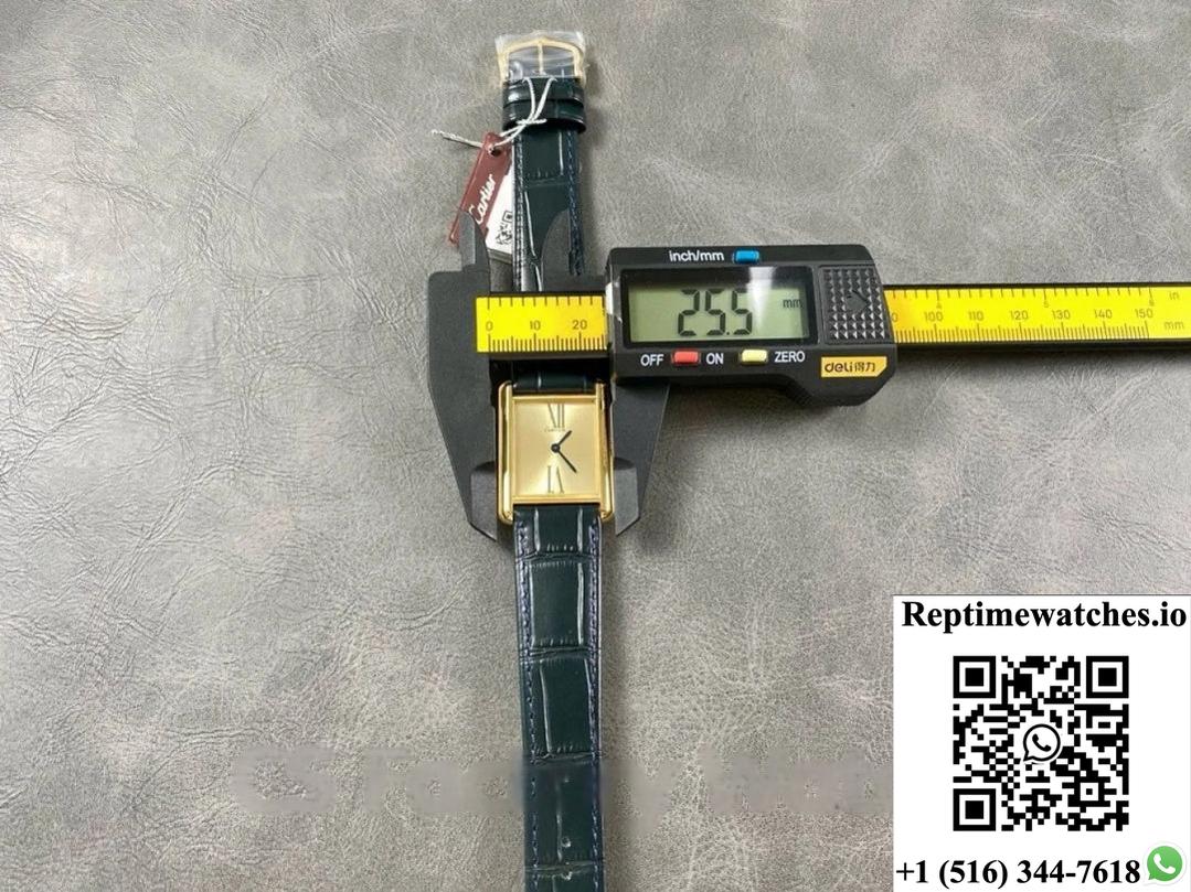 Cartier Tank WGTA0213 F1 Factory Alligator Leather Strap