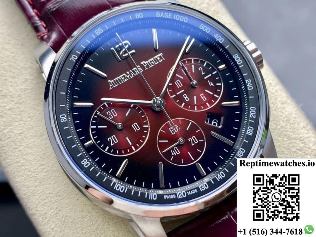 Audemars Piguet CODE 11.59 26393BC.OO.A068CR.01.99 OMF factory crocodile leather strap