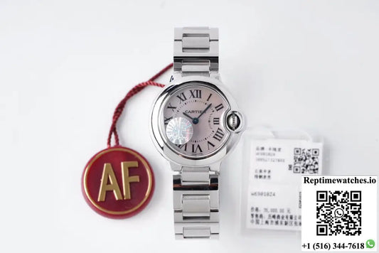 Ballon Bleu De Cartier 28MM AF Factory Stainless Steel Strap