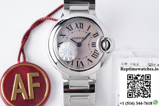 Ballon Bleu De Cartier 28Mm Af Factory Stainless Steel Strap-Rep Time Watches