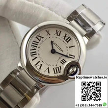 Ballon Bleu De Cartier 28MM W69010Z4 V6 Factory White Dial - Watches