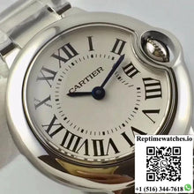 Ballon Bleu De Cartier 28MM W69010Z4 V6 Factory White Dial - Watches