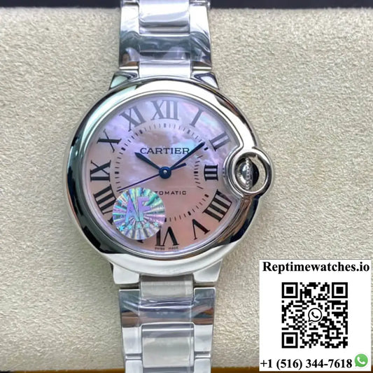 Ballon Bleu De Cartier 33MM AF Factory Pink Dial