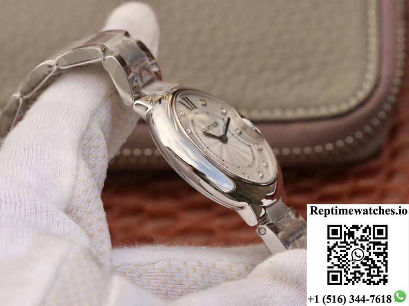 Ballon Bleu De Cartier 33Mm V6 Factory White Dial-Rep Time Watches