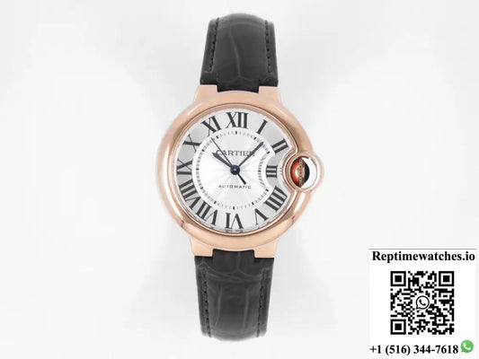Ballon Bleu De Cartier 33MM W6920069 AF Factory Rose Gold - Watches