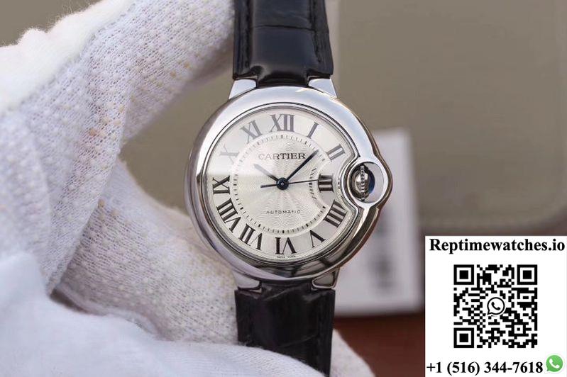 Ballon Bleu De Cartier 33Mm W6920086 V6 Factory White Dial-Rep Time Watches