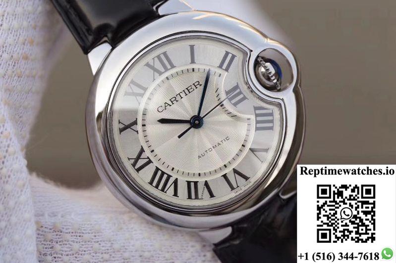Ballon Bleu De Cartier 33Mm W6920086 V6 Factory White Dial-Rep Time Watches
