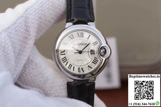 Ballon Bleu De Cartier 33mm W6920086 V6 Factory White Dial - Watches