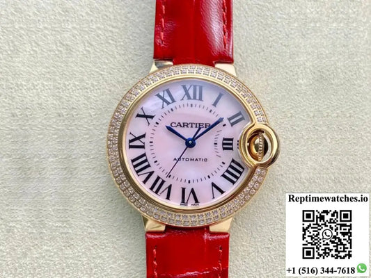Ballon Bleu De Cartier 33MM WJBB0033 3K Factory Diamond Bezel AI Factory