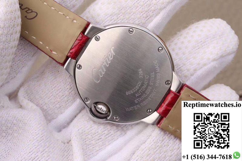 Ballon Bleu De Cartier 33Mm Wsbb0022 Tw Factory Red Dial-Rep Time Watches
