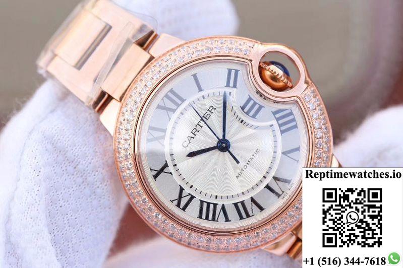 Ballon Bleu De Cartier 36Mm We902064 V9 Factory White Dial-Rep Time Watches