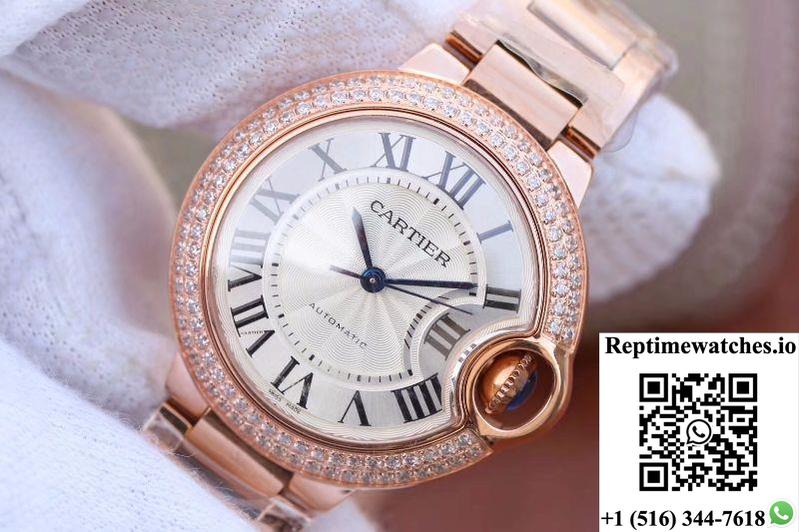 Ballon Bleu De Cartier 36Mm We902064 V9 Factory White Dial-Rep Time Watches