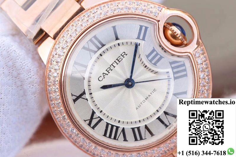 Ballon Bleu De Cartier 36Mm We902064 V9 Factory White Dial-Rep Time Watches