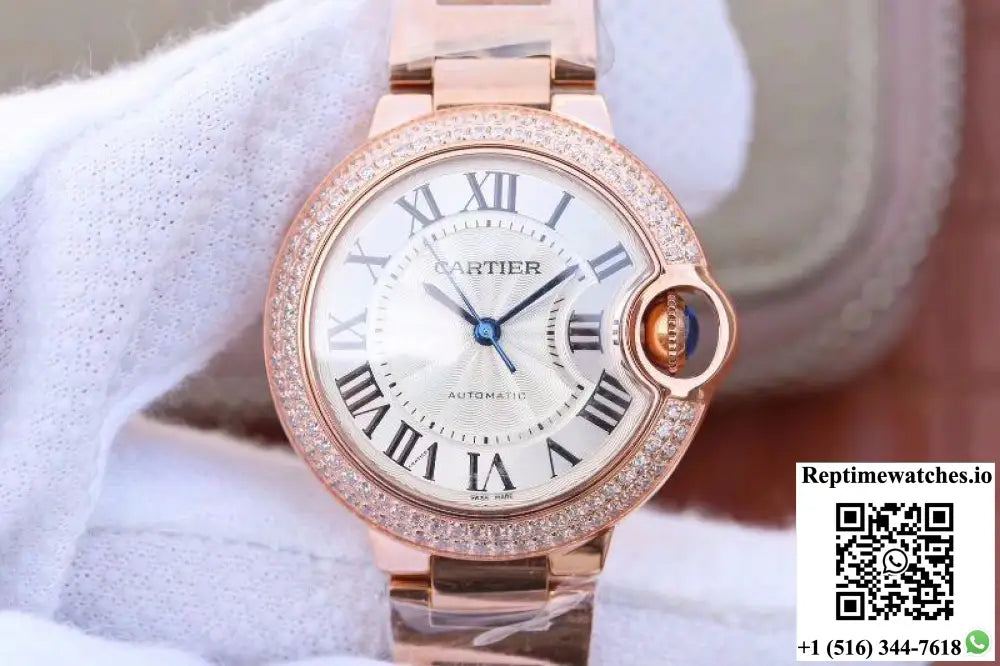 Ballon Bleu De Cartier 36MM WE902064 V9 Factory White Dial - Watches