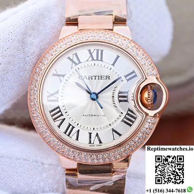 Ballon Bleu De Cartier 36Mm We902064 V9 Factory White Dial-Rep Time Watches