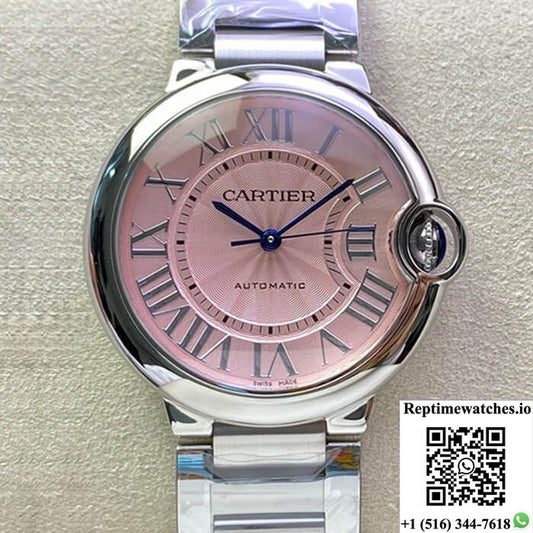 Ballon Bleu De Cartier 36Mm Wsbb0007 3K Factory Stainless Steel Strap-Rep Time Watches