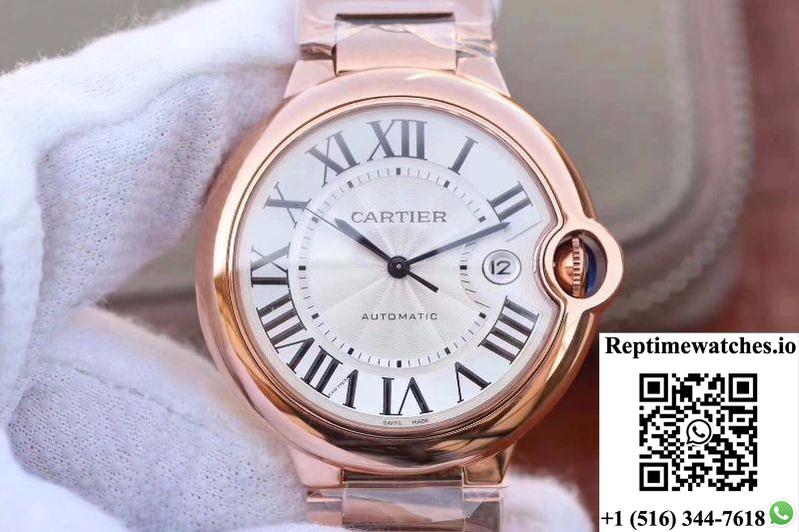 Ballon Bleu De Cartier 42Mm W69006Z2 V9 Factory White Textured Dial-Rep Time Watches