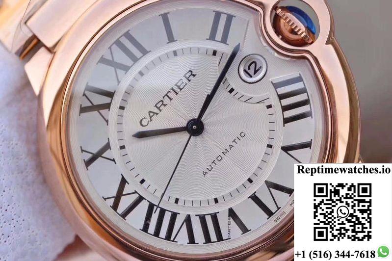 Ballon Bleu De Cartier 42Mm W69006Z2 V9 Factory White Textured Dial-Rep Time Watches