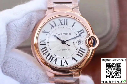 Ballon Bleu De Cartier 42MM W69006Z2 V9 Factory White Textured Dial - Watches