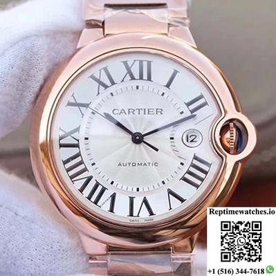 Ballon Bleu De Cartier 42Mm W69006Z2 V9 Factory White Textured Dial-Rep Time Watches