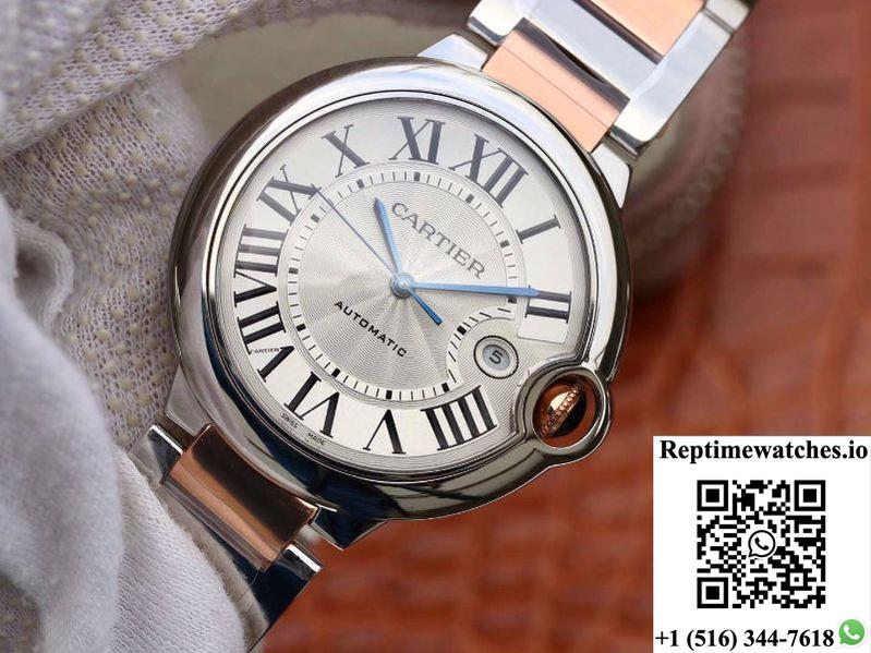 Ballon Bleu De Cartier 42Mm W69009Z3 V6 Factory White Dial-Rep Time Watches