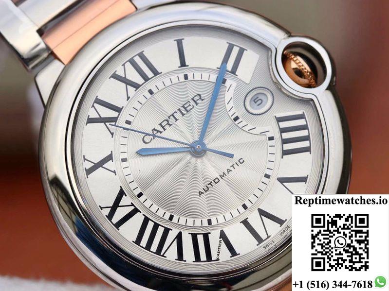 Ballon Bleu De Cartier 42Mm W69009Z3 V6 Factory White Dial-Rep Time Watches
