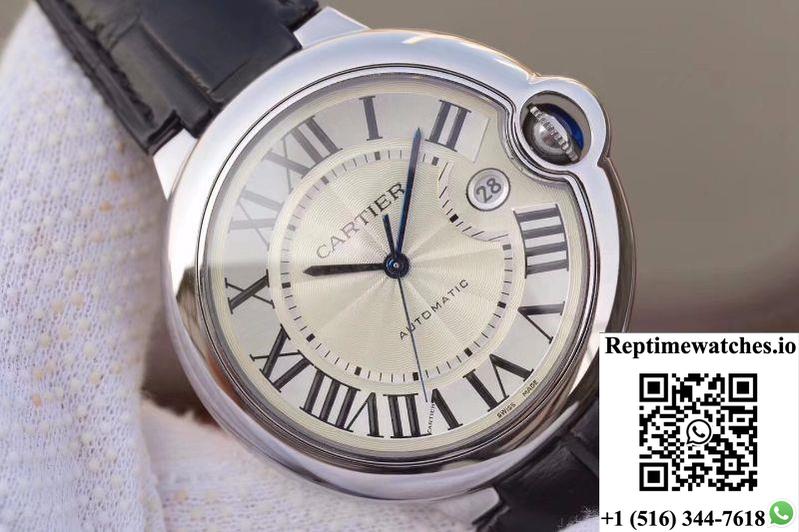 Ballon Bleu De Cartier 42Mm W6901351 V9 Factory Silver Dial-Rep Time Watches