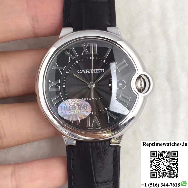 Ballon Bleu De Cartier 42Mm Wsbb0003 V6 Factory Black Dial-Rep Time Watches