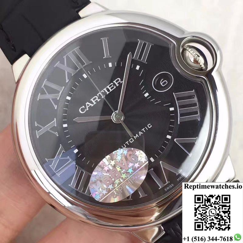 Ballon Bleu De Cartier 42Mm Wsbb0003 V6 Factory Black Dial-Rep Time Watches