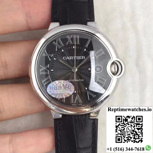 Ballon Bleu De Cartier 42MM WSBB0003 V6 Factory Black Dial - Watches