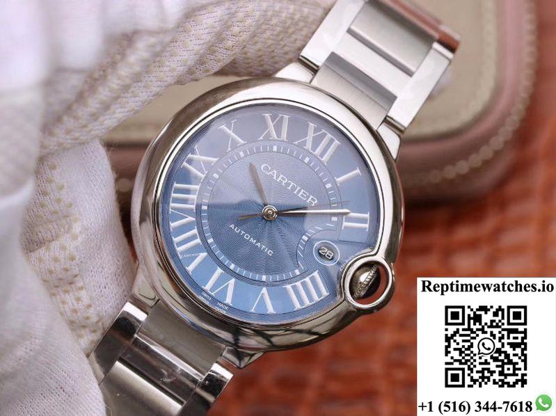 Ballon Bleu De Cartier 42Mm Wsbb0025 V9 Factory Blue Dial-Rep Time Watches