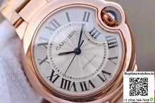 Ballon Bleu De Cartier Ladies 33MM W6920068 V9 Factory White Textured Dial - Watches