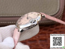 Ballon Bleu De Cartier Ladies 33MM WSBB0002 V6 Factory Pink Dial - Watches
