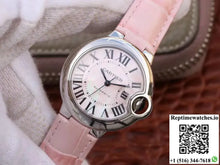 Ballon Bleu De Cartier Ladies 33MM WSBB0002 V6 Factory Pink Dial - Watches