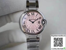 Ballon Bleu De Cartier Pink Dial 33mm V6 Factory - Watches