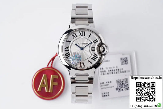 Ballon Bleu De Cartier Quartz 33MM W6920084 AF Factory Stainless Steel - Watches
