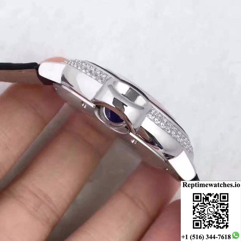 Ballon Bleu De Cartier Tourbillon Silver Dial-Rep Time Watches